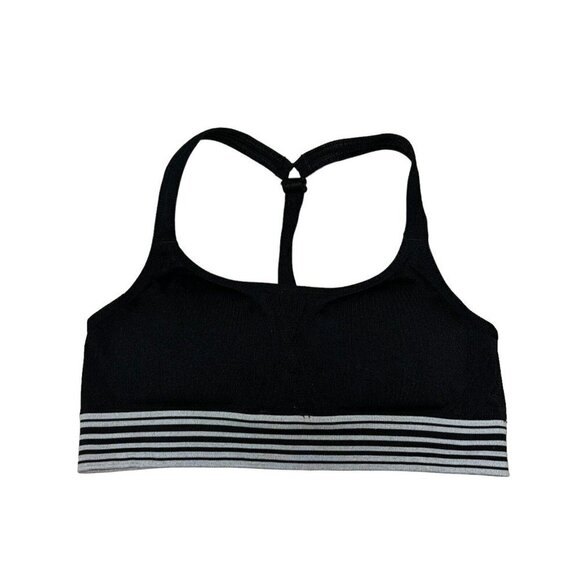 Athleta Women's Size XS Sportsbra Removable Padding Adjustable Straps Black - Picture 1 of 6